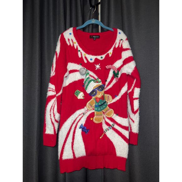 Ugly Christmas Sweater Xmas Size Large - Picture 1 of 3